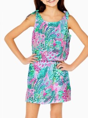 Lilly Pulitzer Girls XL Sundari Popover shorts romper - new with tags